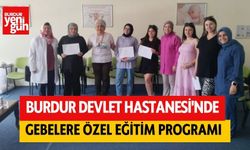 Burdur Devlet Hastanesi'nde Gebelere Özel Eğitim Programı