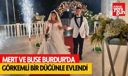 Mert ve Buse Burdur'da Görkemli Düğünle Evlendi