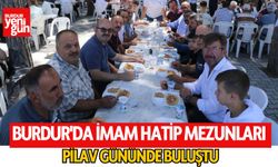 Burdur'da İmam Hatip Mezunları Pilav Gününde Buluştu