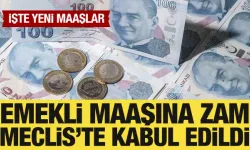 En düşük emekli maaşına zam: Meclis'te kabul edildi! İşte yeni maaşlar