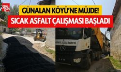 Günalan Köyü’nde Altyapı İyileştirmeleri: Sıcak Asfalt Çalışması Başladı