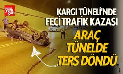 Kargı Tüneli'nde Feci Trafik Kazası: Araç Ters Döndü