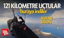 121 Kilometre Uçtular Burdur'a İndiler:  Burası Salda