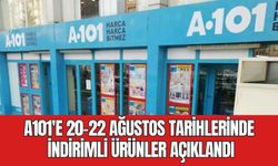 A101'e 20-22 Ağustos İndirimli Ürünler Kataloğu Yayınlandı