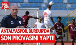 Antalyaspor, Burdur'da son provasını yaptı