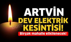 Artvin Merkez'de Elektrik Kesintisi Yaşanacak