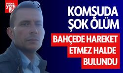 Komşuda Şok Ölüm! Bahçede Hareket Etmez Halde Bulundu