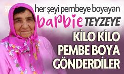 Her Şeyi Pembeye Boyayan Barbie Teyzeye Kilolarca Pembe Boya Gönderdiler