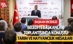 Başkan Ercengiz'den tarım ve hayvancılık mesajları