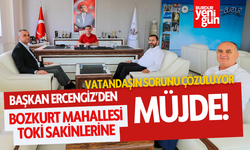 Başkandan Bozkurt Mahallesi TOKİ sakinlerine müjde