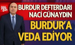 Burdur Defterdarı Naci Günaydın Burdur'a Veda Ediyor