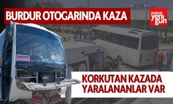 Burdur Otogarında Kaza: Yaralılar Var