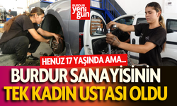 Burdur sanayisinin tek kadın ustası oldu