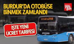 Son Dakika!- Burdur'da Otobüse Binmek Zamlandı İşte Yeni Tarife