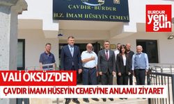 Vali Öksüz'den Çavdır İmam Hüseyin Cemevi'ne Anlamlı Ziyaret