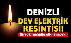 Denizli'de 5 Saat Sürecek Elektrik Kesintisi