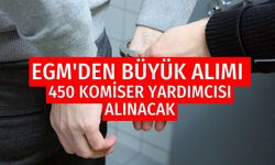 EGM'den Büyük Alım: 450 Komiser Yardımcısı Alınacak