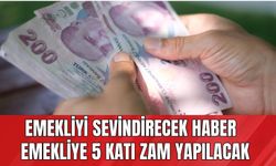 Emekliyi sevindirecek haber Meclis’ten geldi. Emekliye 5 katı zam yapılacak