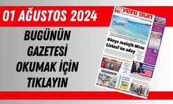 1 AĞUSTOS PERŞEMBE - BURDUR YENİ GÜN GAZETESİ SAYFALARI