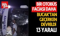 Bir Otobüs Faciası Daha! Bucak'tan Geçerken Devrildi