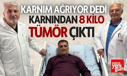 Karın Ağrısı ile Başladı, Ameliyat Oldu, Karnından 8 Kilogramlık Tümör Çıktı!