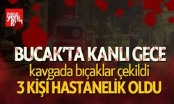 Bucak'ta Kanlı Gece! Bıçaklar Çekildi 3 Kişi Yaralandı