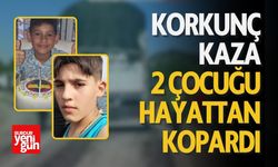 Korkunç Kaza 2 Çocuğu Hayattan Kopardı