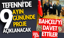 Tefenni’de 9 Proje Açılışı İçin Devlet Bahçeli ve Sadir Durmaz Davet Edildi