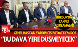 AK Parti Genel Başkan Yardımcısı Vedat Demiröz, Burdur'da partililerle buluştu