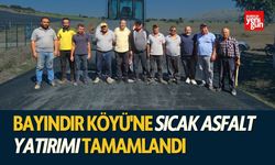 Bayındır Köyü'ne Sıcak Asfalt Yatırımı Tamamlandı