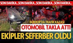 Bucak - Kocaaliler'de Tek Taraflı Trafik Kazası: Bir Yaralı Kurtarıldı