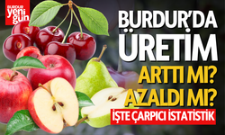 Burdur'da 40 yılda elma,armut ve kiraz üretimi Arttı mı? Azaldı Mı?