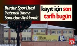 Burdur Spor Lisesi Yetenek Sınavı Sonuçları Açıklandı!