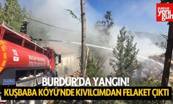 Burdur’da Yangın! Kuşbaba Köyü’nde Kıvılcımdan Felaket Çıktı