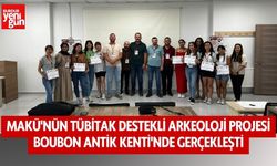 MAKÜ'nün TÜBİTAK Destekli Arkeoloji Projesi Boubon Antik Kenti'nde Gerçekleşti