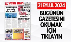 21 EYLÜL 2024 CUMARTESİ BURDUR YENİ GÜN GAZETESİ SAYFALARI