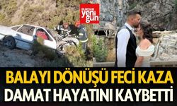 Balayı Dönüşü Feci Kaza: Genç Damat Hayatını Kaybetti