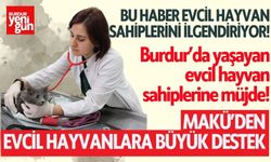 MAKÜ’den Evcil Hayvanlara Büyük Destek