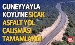 Güneyyayla Köyüne Sıcak Asfalt Yol Çalışması Tamamlandı