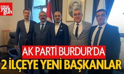 AK Parti Burdur'da 2 ilçeye yeni başkan atamaları yapıldı