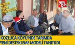 Kozluca Köyü'nde Tarımda Yeni Destekleme Modeli Tanıtıldı