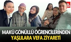 MAKÜ Gönüllü Öğrencileri Yaşlılara Vefa Ziyareti Düzenledi