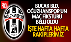 Bucak Bld. Oğuzhanspor’un 2024-2025 Sezonu Fikstürü Belli Oldu