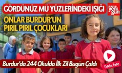 Burdur'da 244 Okulda İlk Zil Bugün Çaldı Onlar Burdur'un Pırıl Pırıl Çocukları