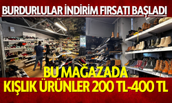 Burdur'da Bu Mağazada Kışlık Ürünler 200 TL - 400 TL