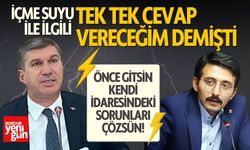 İçme Suyu Eleştirilerine Tek Tek Cevap Vereceğim Dedi "Önce Gitsin Kendi İdaresindeki Sorunları Çözsün"