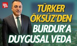 Vali Türker Öksüz Burdur'a veda etti