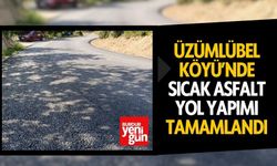 Bucak Üzümlübel Köyü’nde Sıcak Asfalt Yol Yapımı Tamamlandı