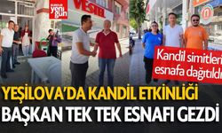 Yeşilova Belediye Başkanı Okan Kurd'dan Esnafa Kandil Simidi İkramı