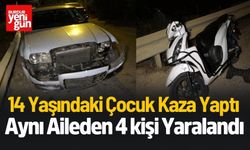 14 Yaşındaki Çocuk Kaza Yaptı